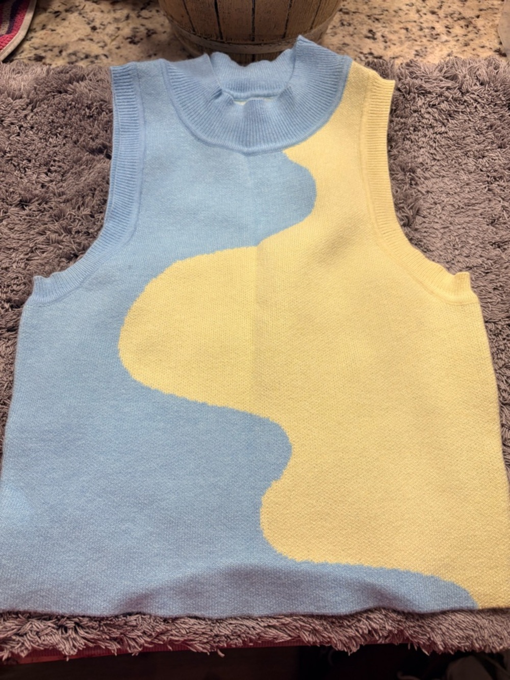 LA Hearts New Wave Mock Neck Sweater Tank